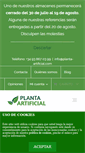 Mobile Screenshot of planta-artificial.com